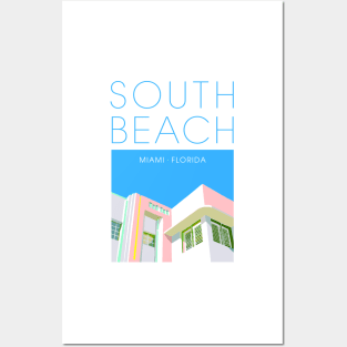 Florida South Beach Posters and Art